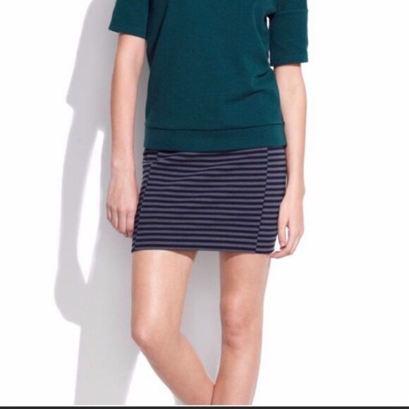 Madewell ridgestripe pencil mini skirt. Size XL. - Picture 4 of 12
